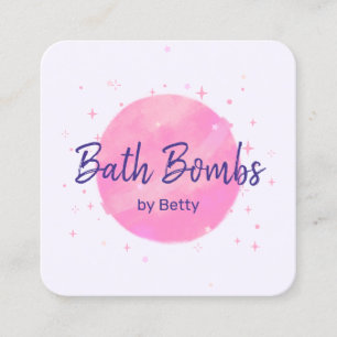 Rosa Bath Bomb Telefonkort