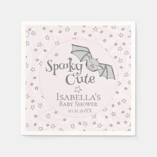 Rosa Batty, Stars & Måne Spooky Cute Pappersservett