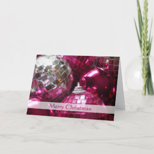 Rosa Baubles 'God jul rand kort