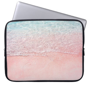 Rosa Beach och Stänk Wave Laptop Fodral