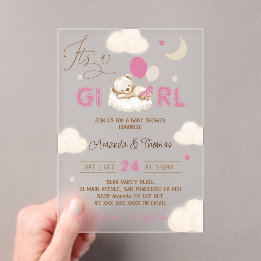 Rosa Bear Boho Baby Shower