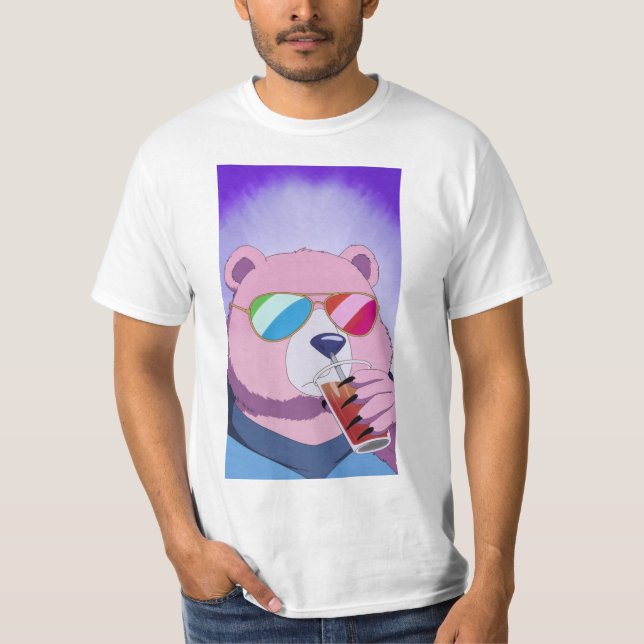 Rosa Bear T Shirt (Framsida)