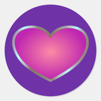 Rosa Beat Runt Klistermärke