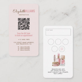 Rosa Beauty Aesthetics QR Code Loyalty & Visitkort