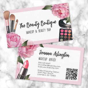 Rosa Beauty Makeup Artist Visitkort