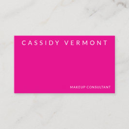 Rosa Beauty Makeup Hair Consultant Visitkort