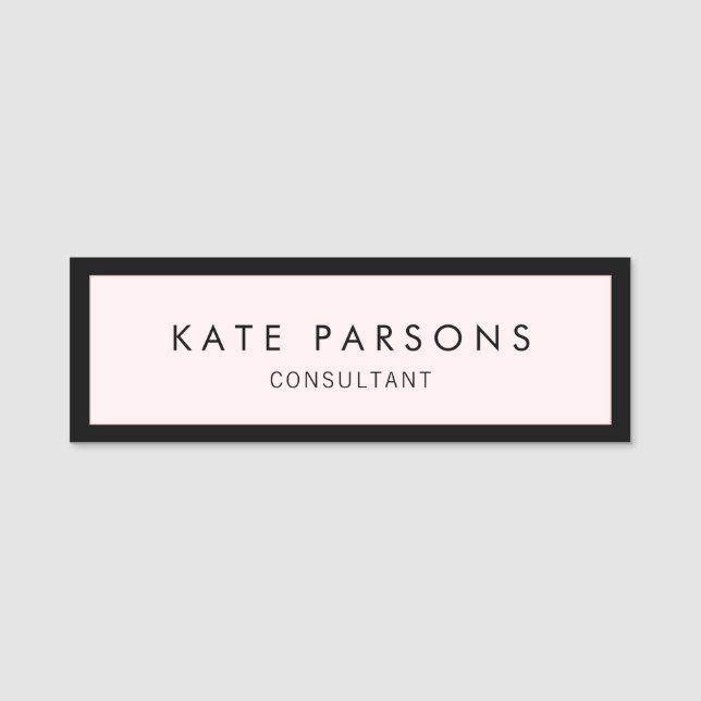 Rosa Beauty Spa Namn bricka Namnbricka (Framsida)