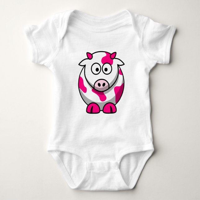 Rosa bedårande KO T-shirt (Framsida)