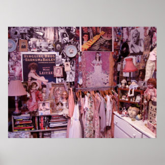 Rosa Bedroom Clutter Poster