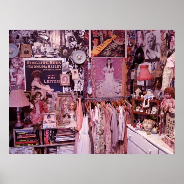 Rosa Bedroom Clutter Poster (Framsidan)