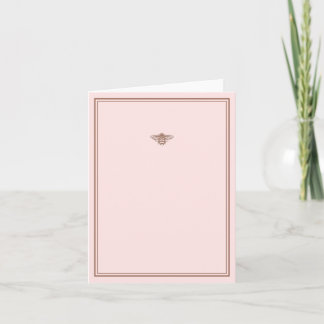 Rosa Bee Note Card Kort