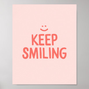 Rosa Behålla Smildrande inspirationsoffert Poster