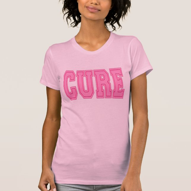 ROSA BEHANDLA CANCER TRÖJA (Framsida)
