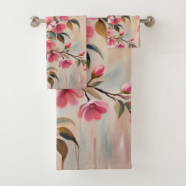 Rosa Beige Gren Bath Towels