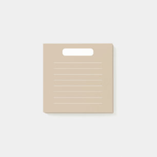 Rosa Beige To-Do-lista Post-it Block