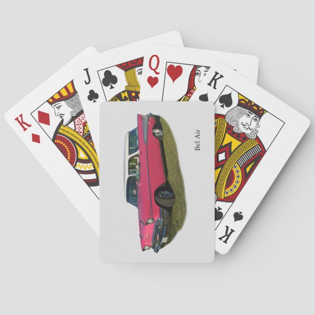 Rosa Bel Luft-spelkort Casinokort (Baksidan)