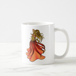 Rosa Belly Dancer Kaffemugg