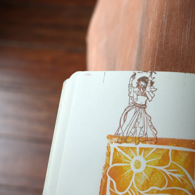 Rosa Belly Dancer Stämpel (Skapare uppladdad)