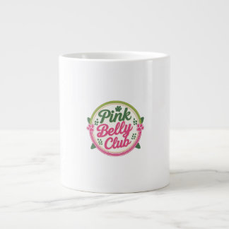 Rosa Belly Klubb Logotyp Mugg Kopp Drinkware Jumbo Mugg
