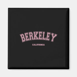 Rosa Berkeley Kalifornien Ca Varsity stil på Berke Magnet
