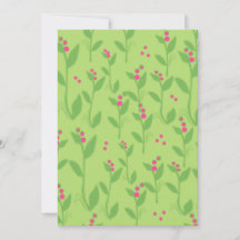 Rosa Berries om Grönt Löv