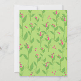 Rosa Berries om Grönt Löv