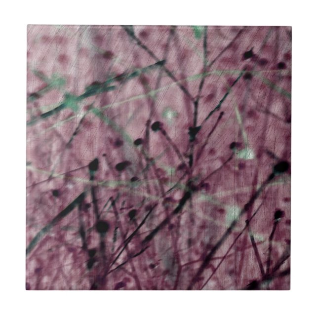 Rosa Berry Fält Kakelplatta (Framsidan)