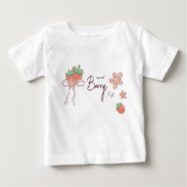 Rosa Berry Sweet Girl First Birthday T Shirt