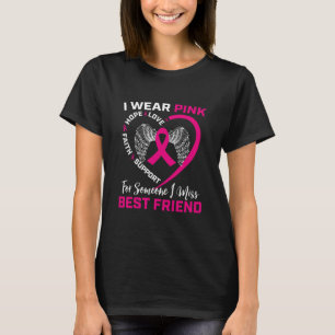 Rosa Best Friend Breast Cancer Awareness Memorial T Shirt