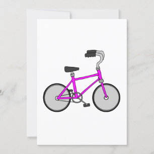Rosa Bicycle Inbjudningar