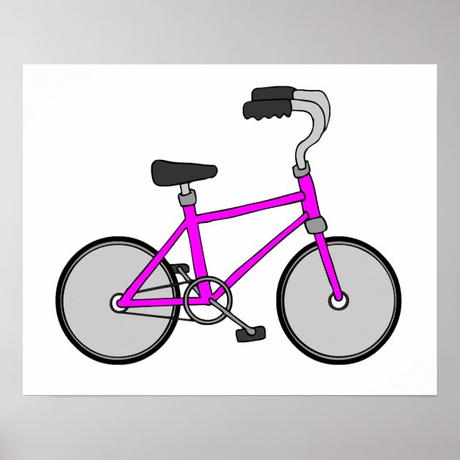 Rosa Bicycle Poster (Framsidan)