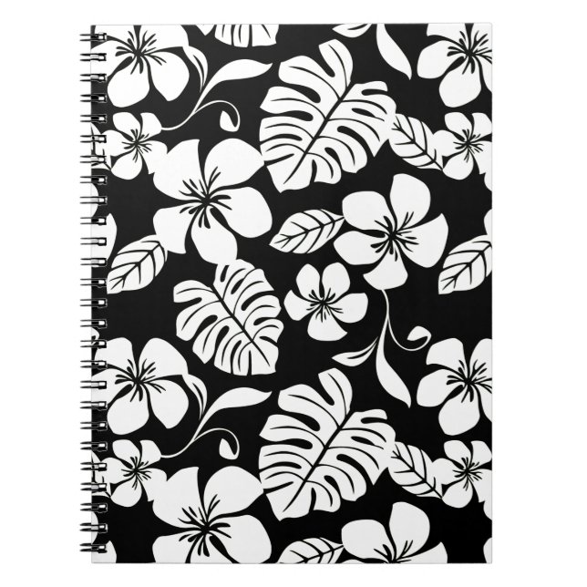 ROSA BIKINI (BLACK/WHITE)-fotbok för bärbara dator Anteckningsbok (Framsidan)