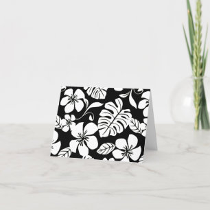 ROSA BIKINI (BLACK/WHITE)-kort med tackkort