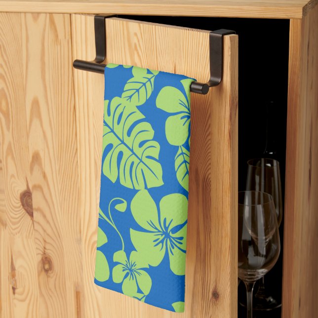 ROSA BIKINI (BLUE/GRÖNT) KÖKSHANDDUK (Thirds Fold)