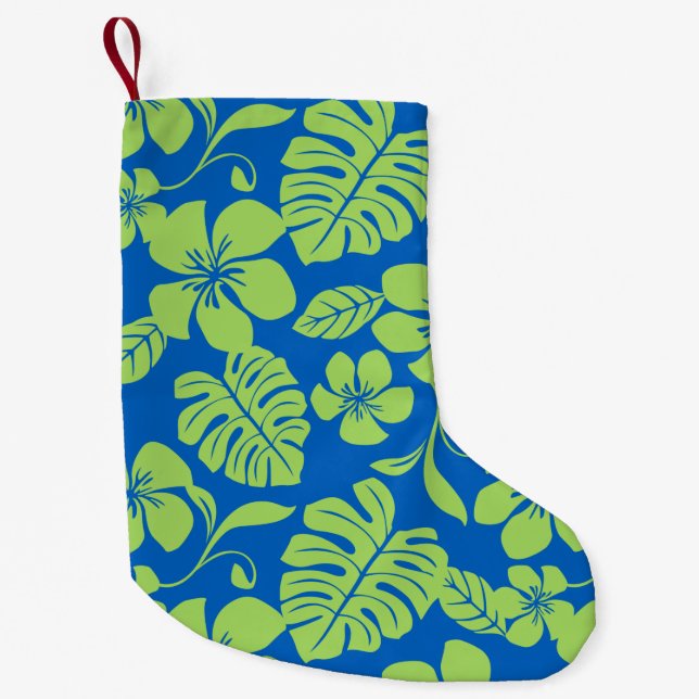 ROSA BIKINI (BLUE/GRÖNT) LITEN JULSTRUMPA (Framsidan)