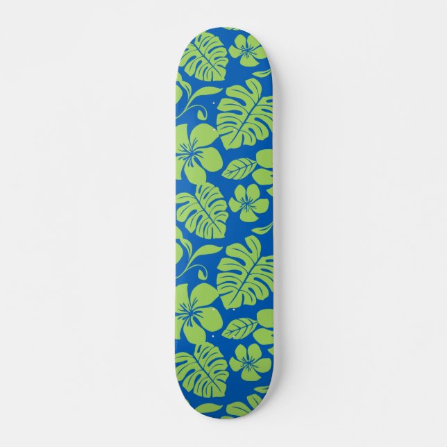 ROSA BIKINI (BLUE/GRÖNT) MINI SKATEBOARD BRÄDA 18,5 CM (Framsida)