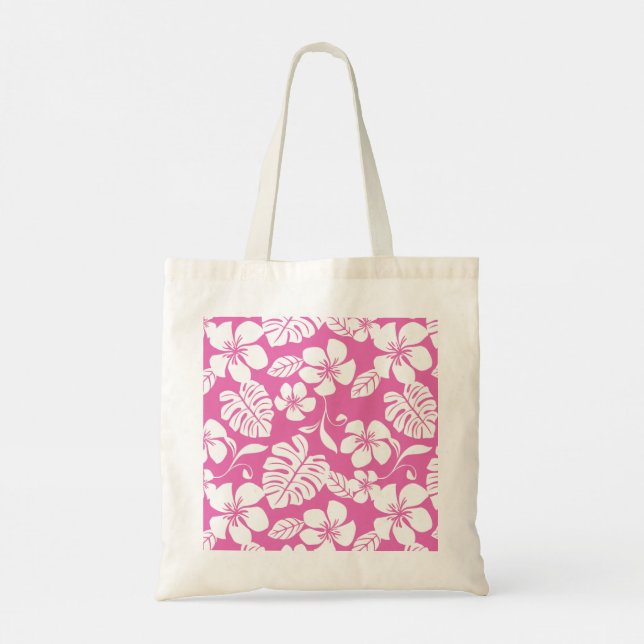 ROSA BIKINI (FLAMINGO ROSA) Tote Bag Tygkasse (Baksida)
