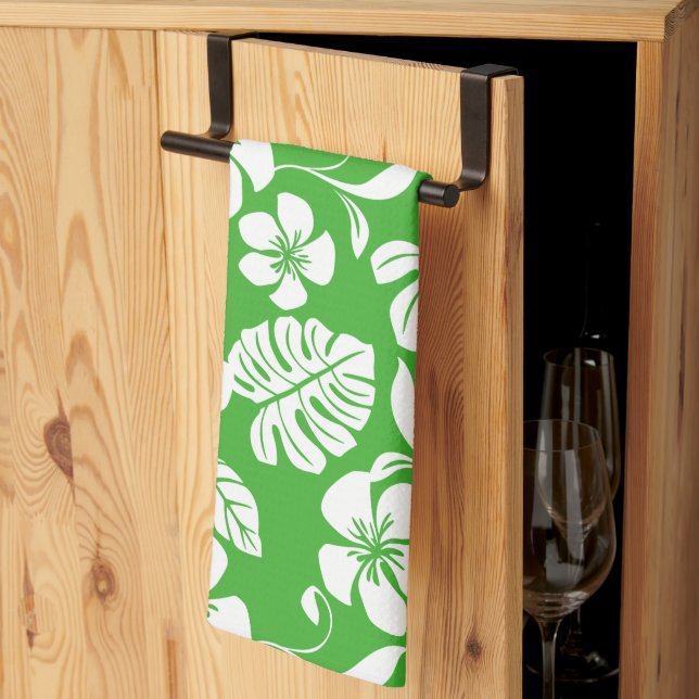 ROSA BIKINI (GRASS-GRÖNT) KÖKSHANDDUK (Thirds Fold)