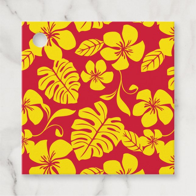 ROSA BIKINI (RED/GULD) GÅVOR ETIKETTER (Framsida)