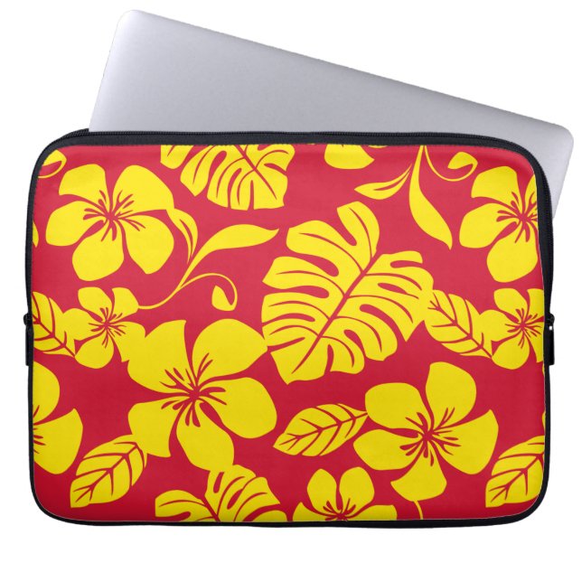 ROSA BIKINI (RED/GULD) LAPTOP FODRAL (Framsidan)