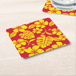 ROSA BIKINI (RED/GULD) UNDERLÄGG PAPPER KVADRAT