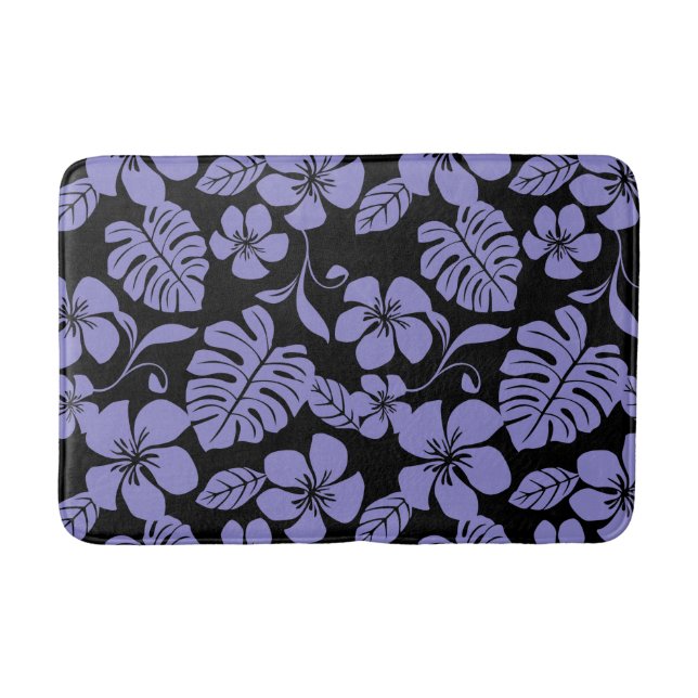 ROSA BIKINI (SVART//LAVENDER) BADRUMSMATTA (Framsidan)