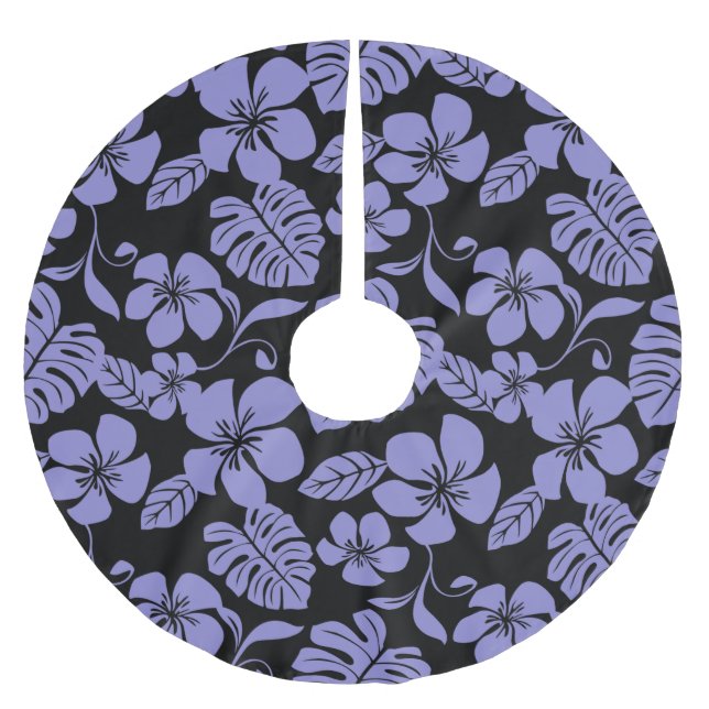 ROSA BIKINI (SVART//LAVENDER) JULGRANSMATTA BORSTAD POLYESTER (Framsidan)