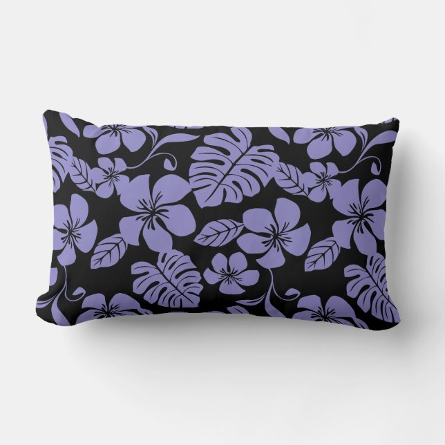 ROSA BIKINI (SVART//LAVENDER) LUMBARKUDDE (Framsida)