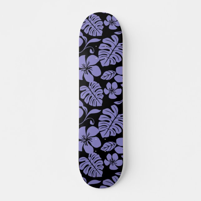 ROSA BIKINI (SVART/LAVENDER) MINI SKATEBOARD BRÄDA 18,5 CM (Framsida)