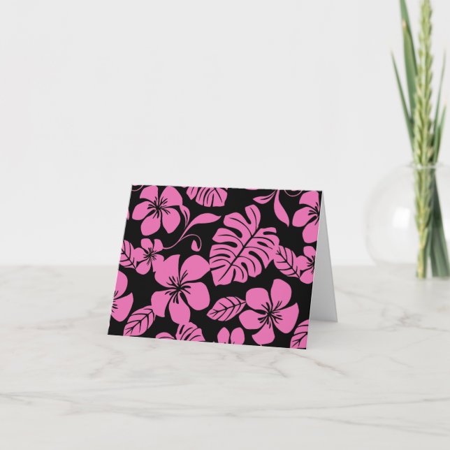 ROSA BIKINI (SVART/ROSA) TACK KORT (Framsida)