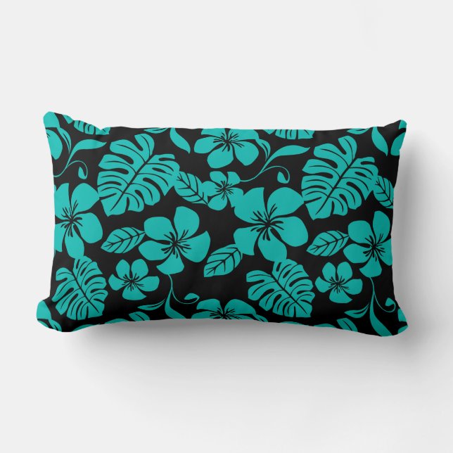 ROSA BIKINI (SVART/TEAL) LUMBARKUDDE (Framsida)