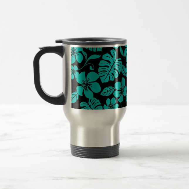 ROSA BIKINI (SVART/TEAL) RESEMUGG (Vänster)