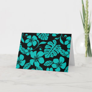 ROSA BIKINI (SVART/TEAL) TACK KORT