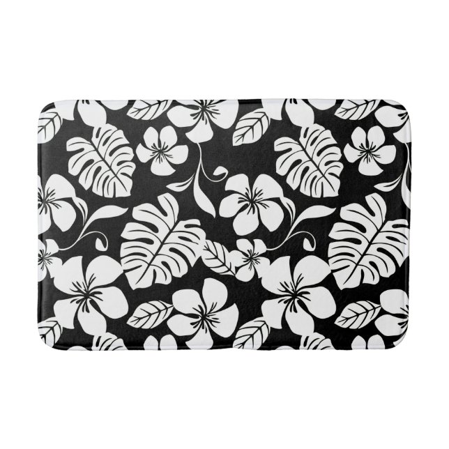 ROSA BIKINI (SVART/VITT) BADRUMSMATTA (Framsidan)